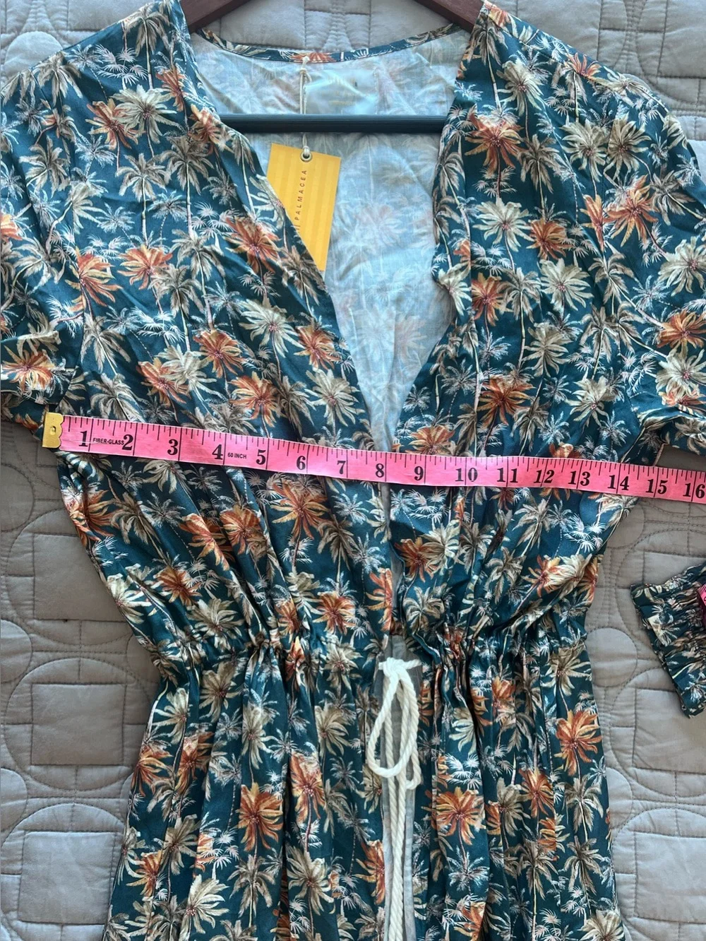 Palmacea Swimwear Palm Print Kimono Cover Up NWT